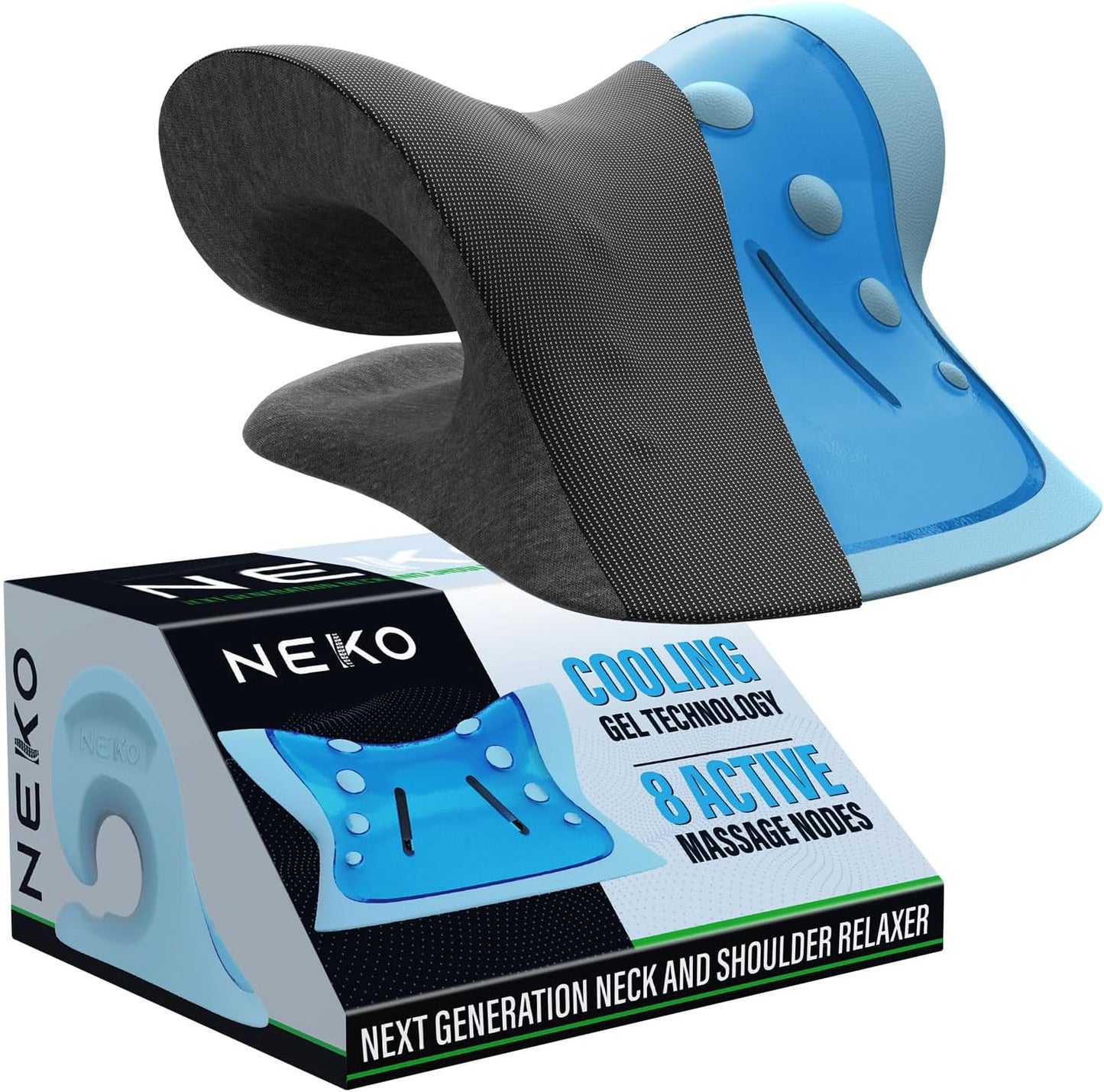 Neck Stretcher | Chiropractic Back & Shoulder Relaxer, Cervical Traction Device & Spinal Alignment Pillow for Pain Relief